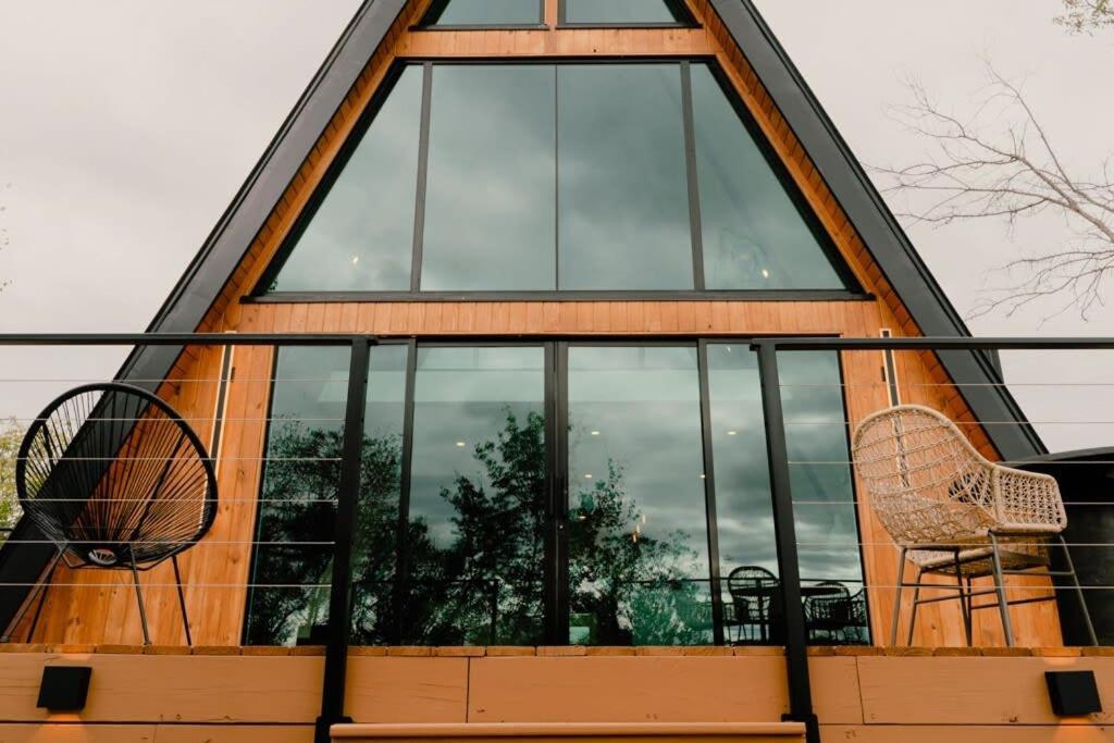 The Pedernales A-Frame Villa Фредериксбург Екстериор снимка