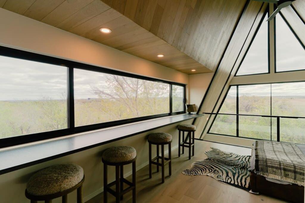The Pedernales A-Frame Villa Фредериксбург Екстериор снимка