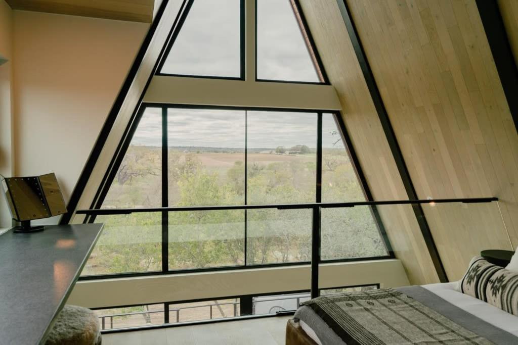The Pedernales A-Frame Villa Фредериксбург Екстериор снимка